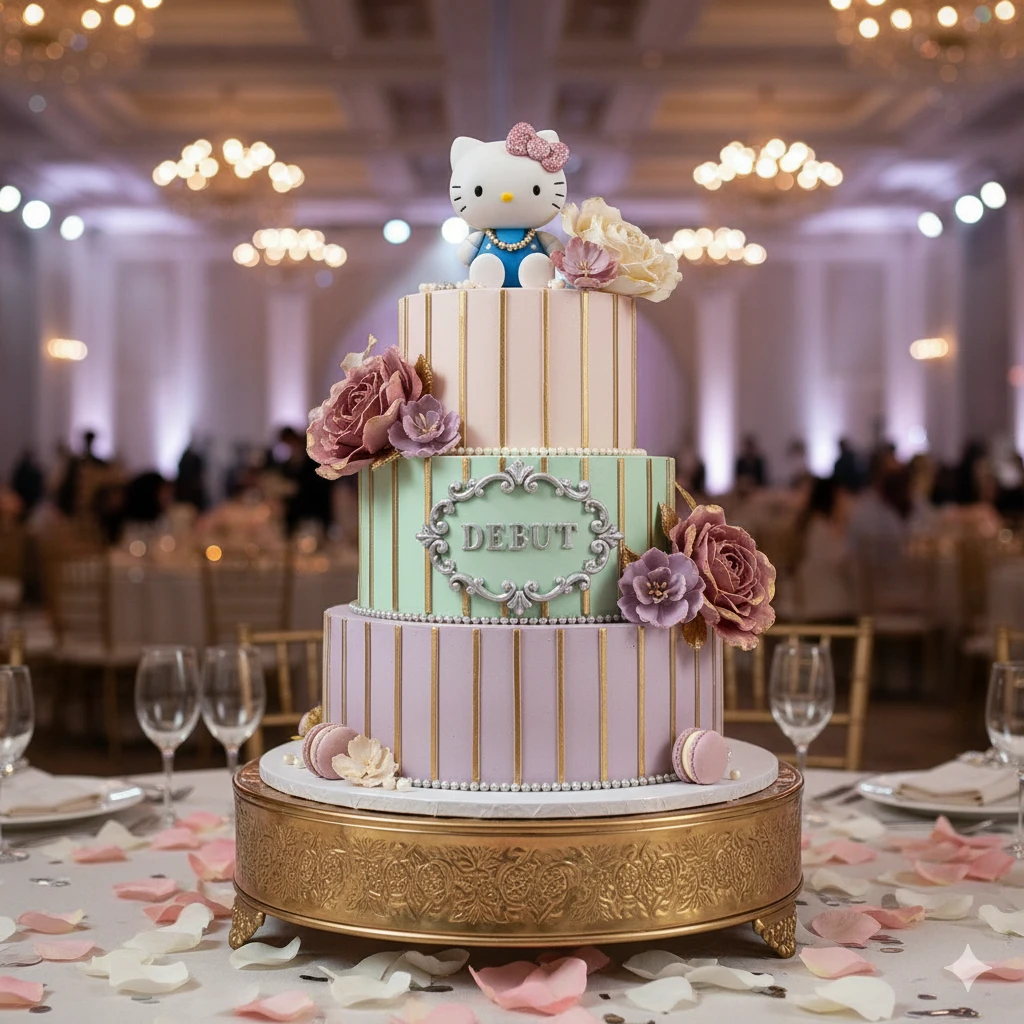 Hello Kitty Theme Cake for Debut or Teens


