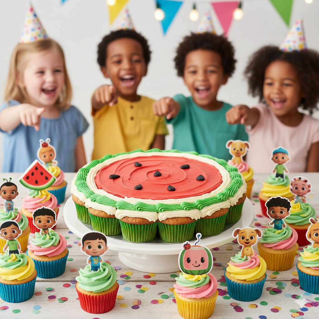 Cocomelon Cupcakes 🧁