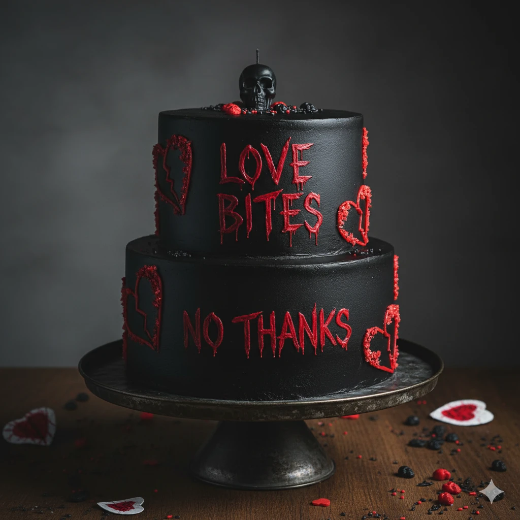 Anti-Valentine Cake