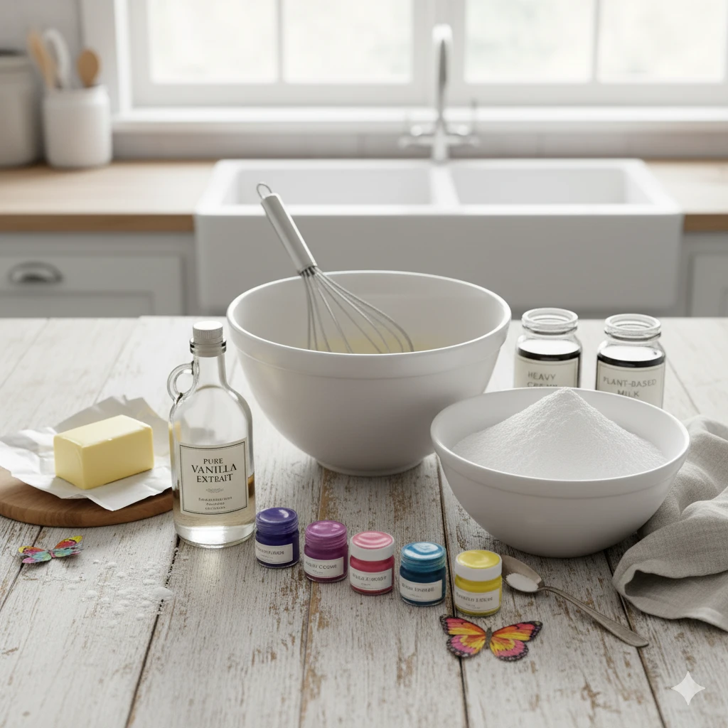 For the Buttercream Frosting: