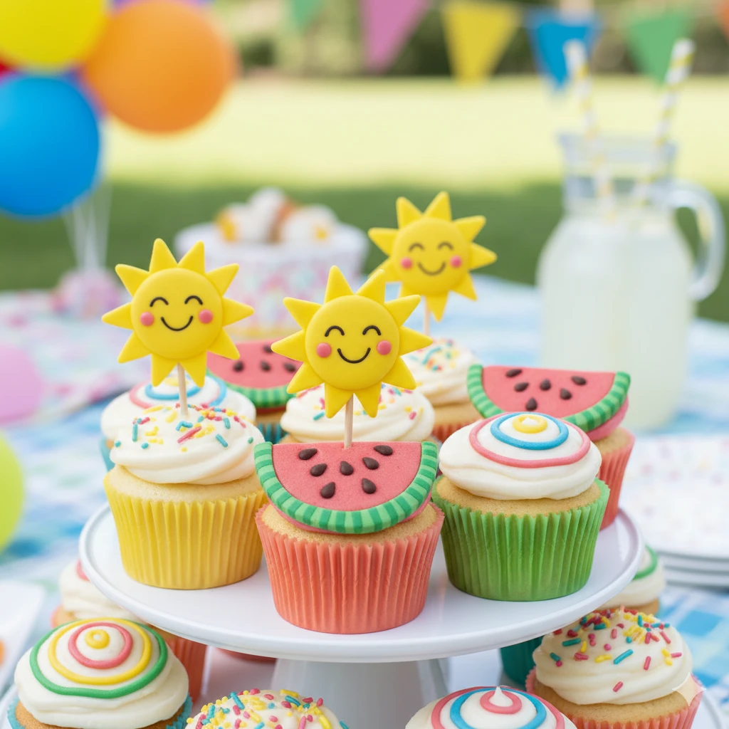 Cute Summer Cupcakes