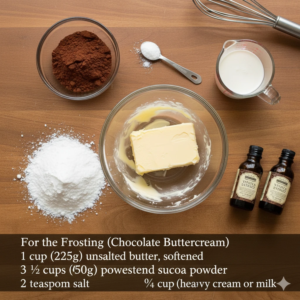 For the Frosting (Chocolate Buttercream)