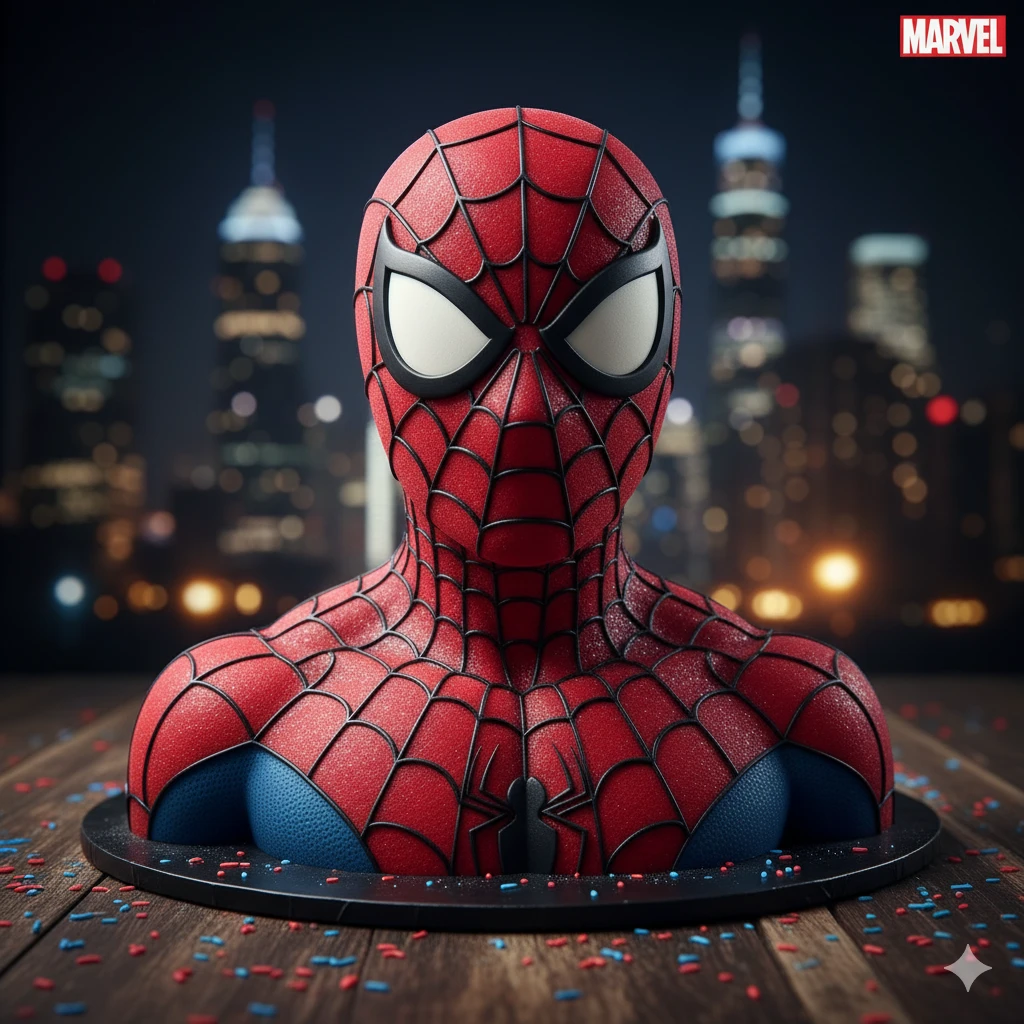 Spider Man Cake 8 3D Spider Man Cake