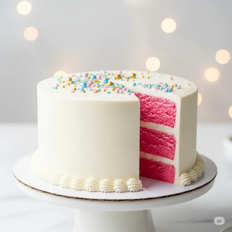 Gender Reveal Cake Ideas Simple