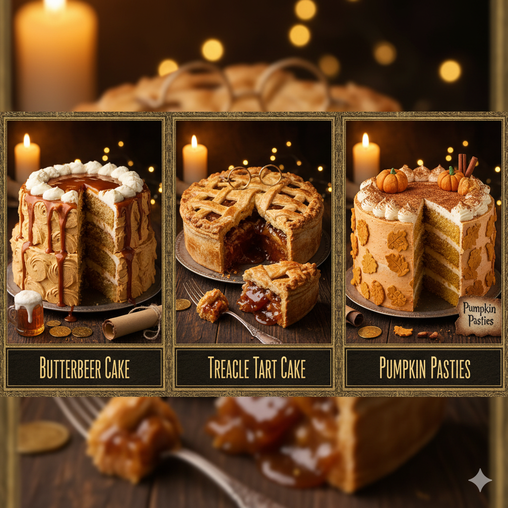 Harry Potter Cake 12 Themed Flavors 🍫🍋🍏