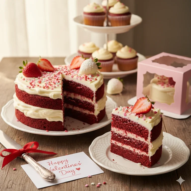 Valentine cake