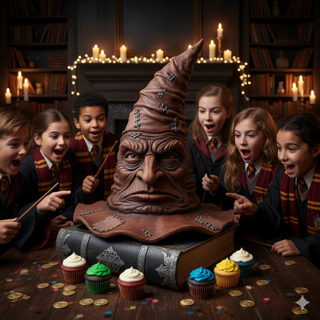 Harry Potter Cake 9 Sorting Hat Cake 🎩