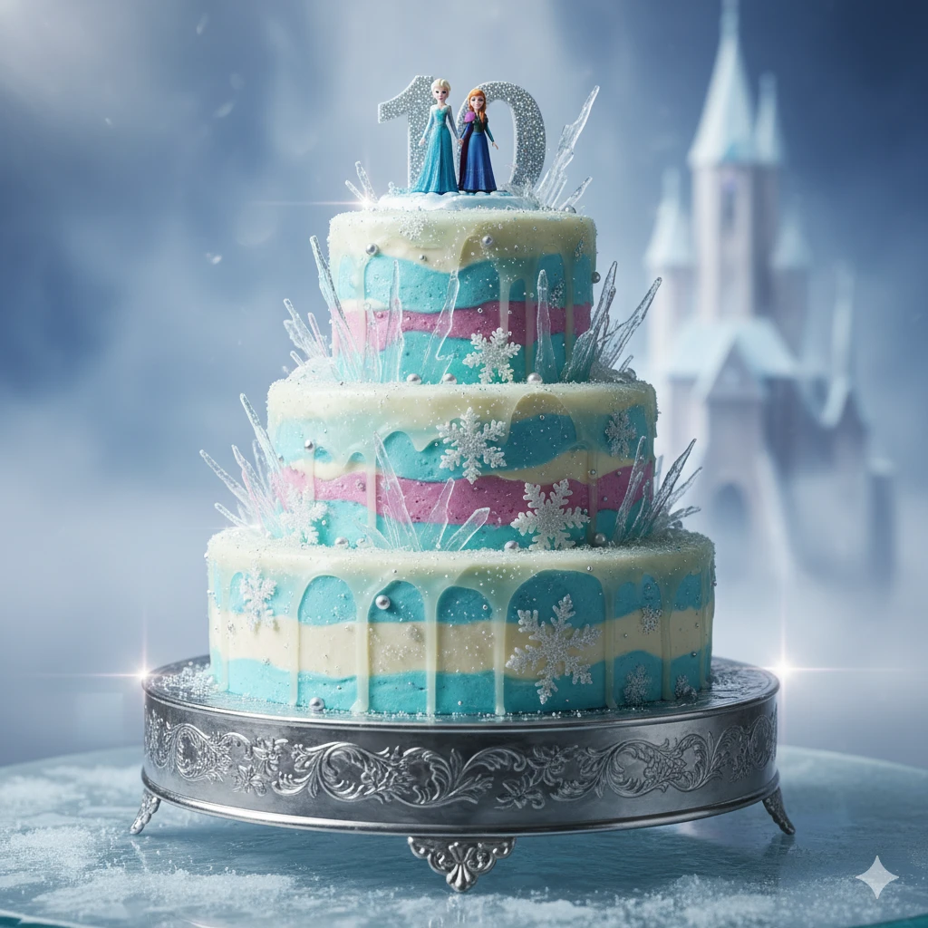 A Short & Sweet History of Frozen-Themed Cakes