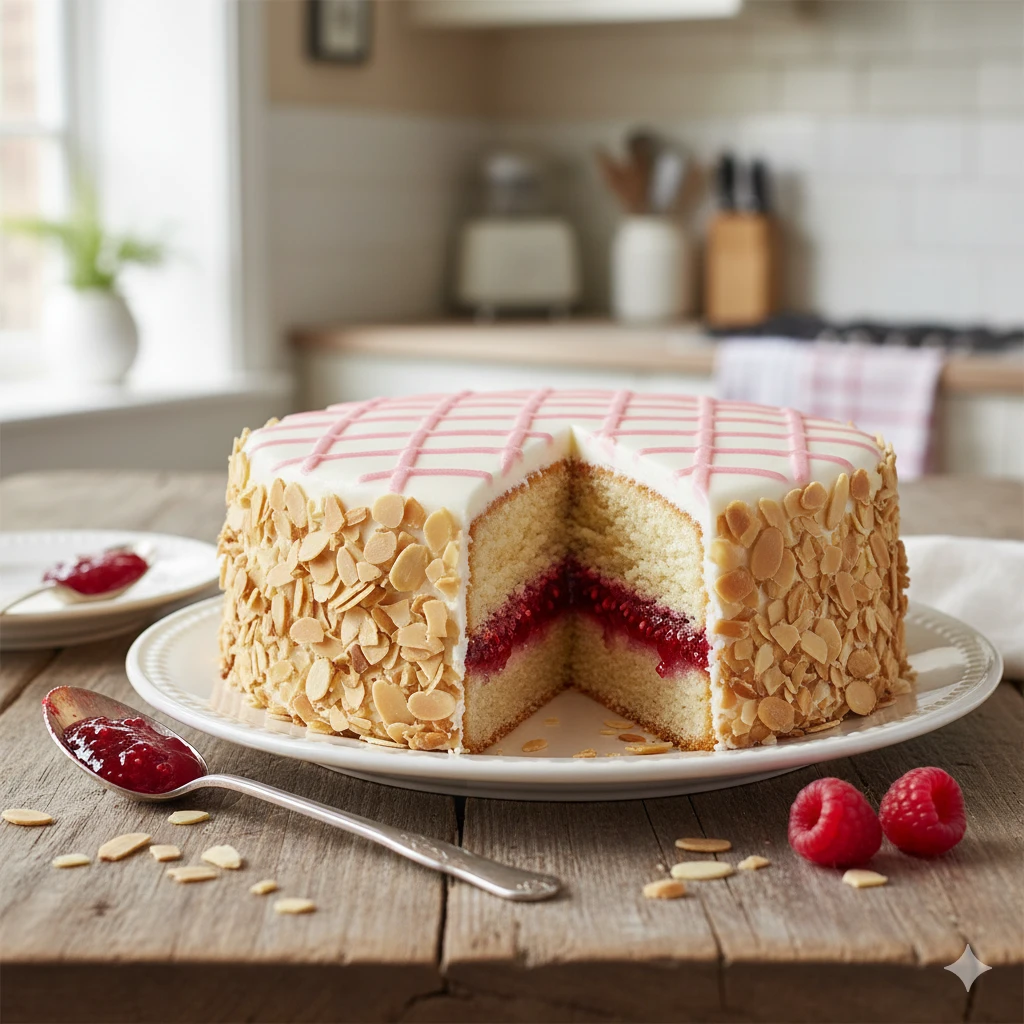 🍒 Bakewell Cake