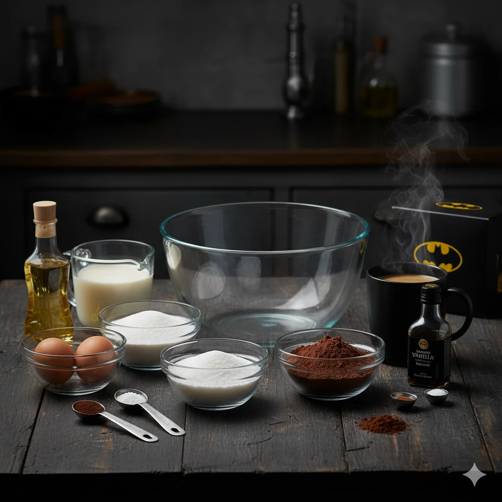 Chocolate Sponge Cake (Serves 12–15)