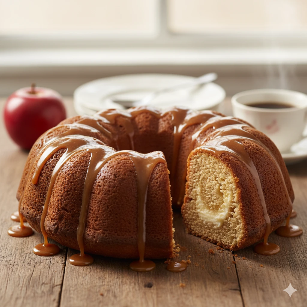 Apple Cake 7 🍰 Apple Cream Cheese Bundt Cake