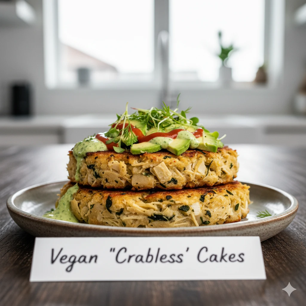🌱 Vegan / Vegetarian “Crabless” Cakes