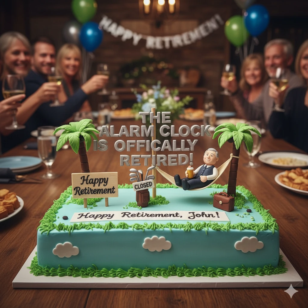 Retirement Cake Ideas for Men