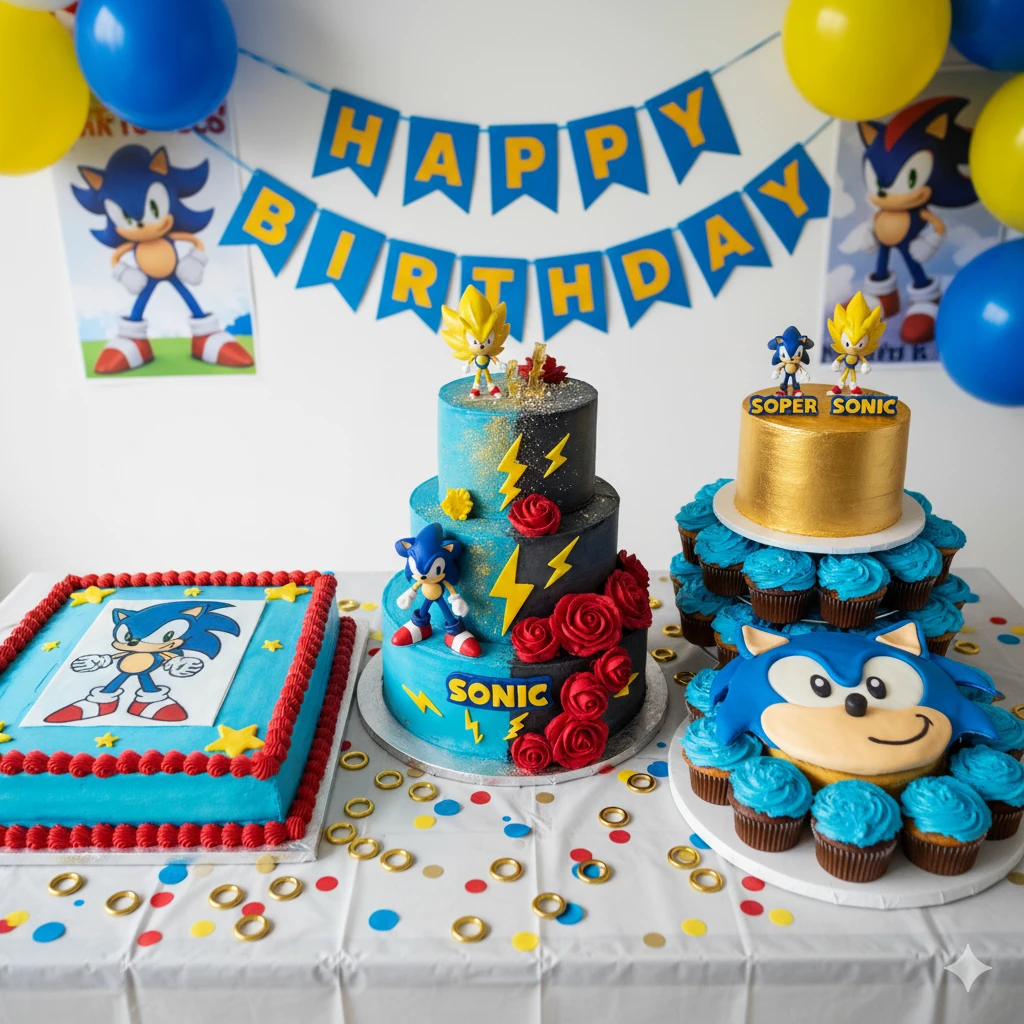 🎨 Sonic-Themed Design Ideas