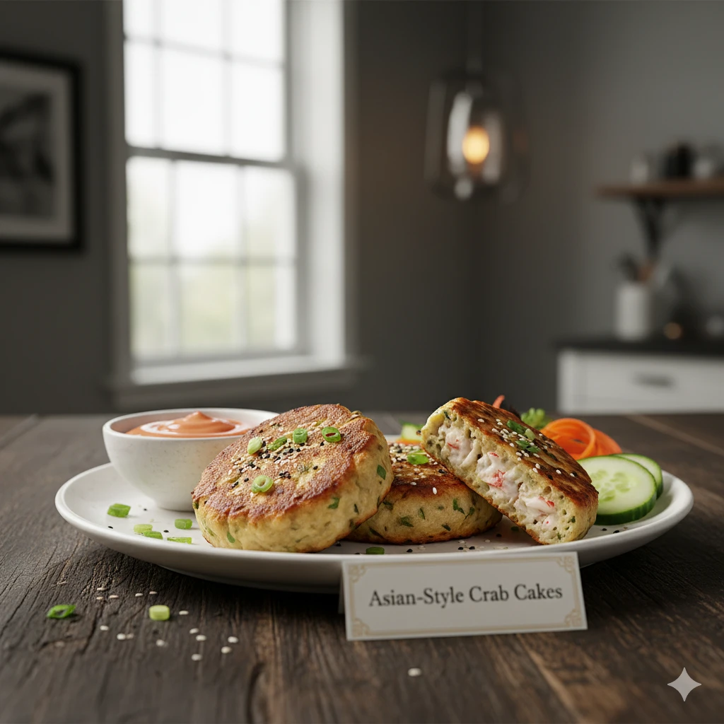 🍜 Asian-Style Crab Cakes