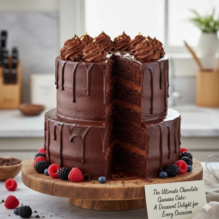 Chocolate Ganache Cake