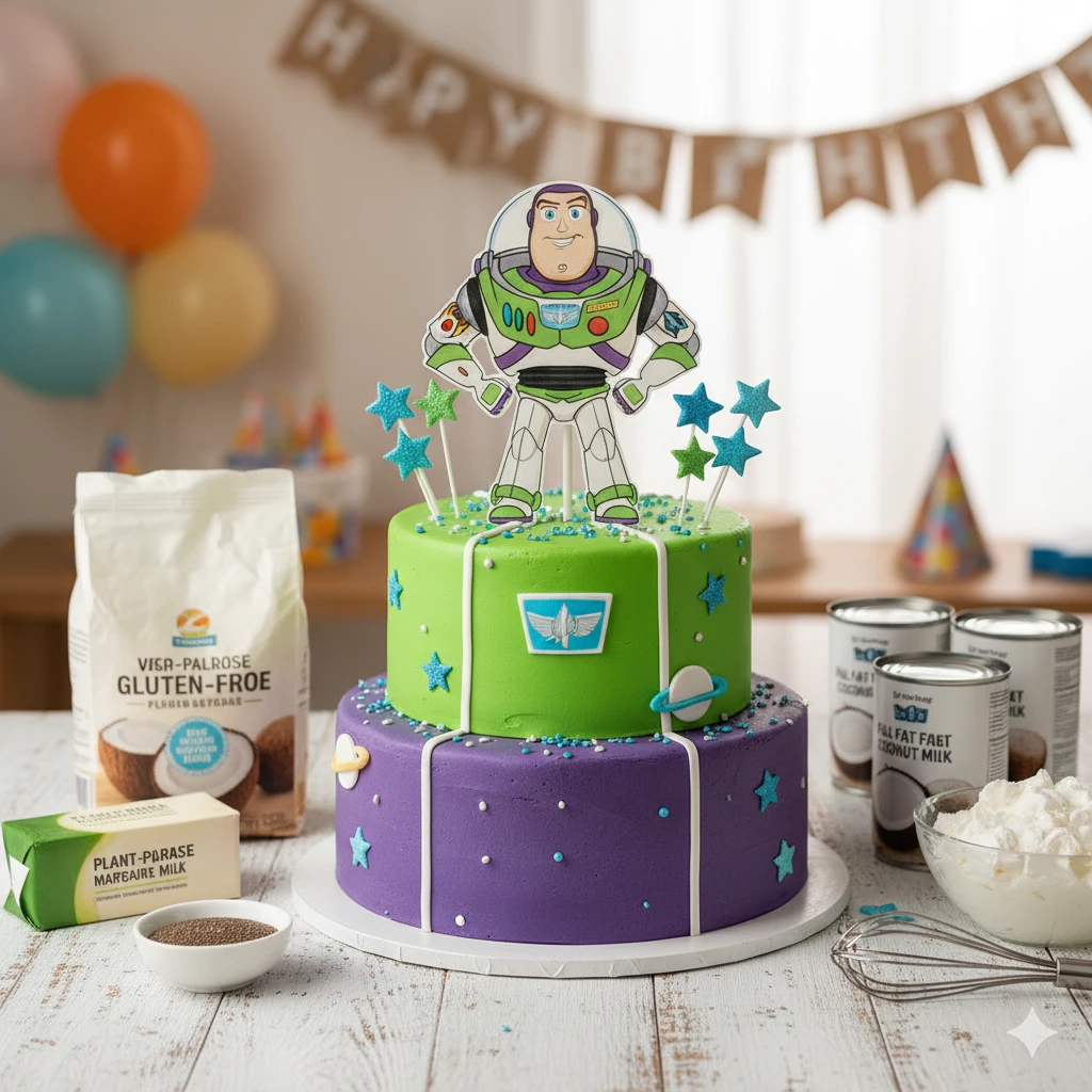 🌿 5. Vegan or Gluten-Free Buzz Cake