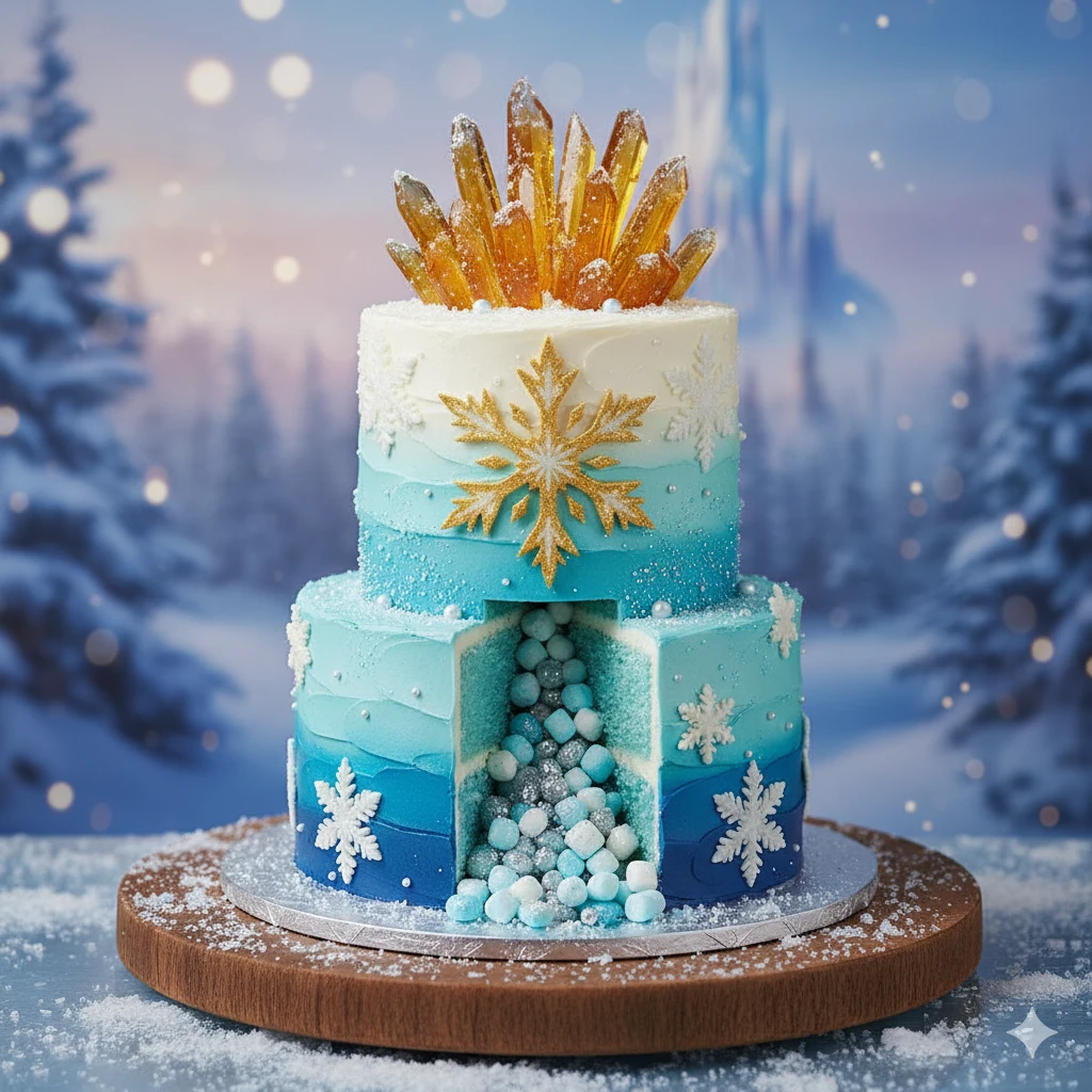 Frozen Pinata Cake: