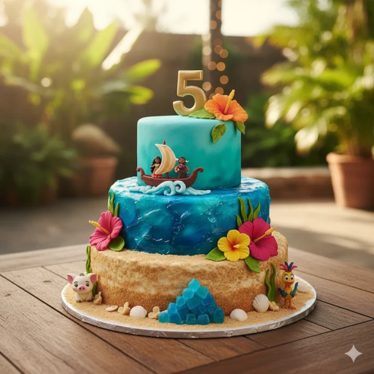 Moana Birthday Cake