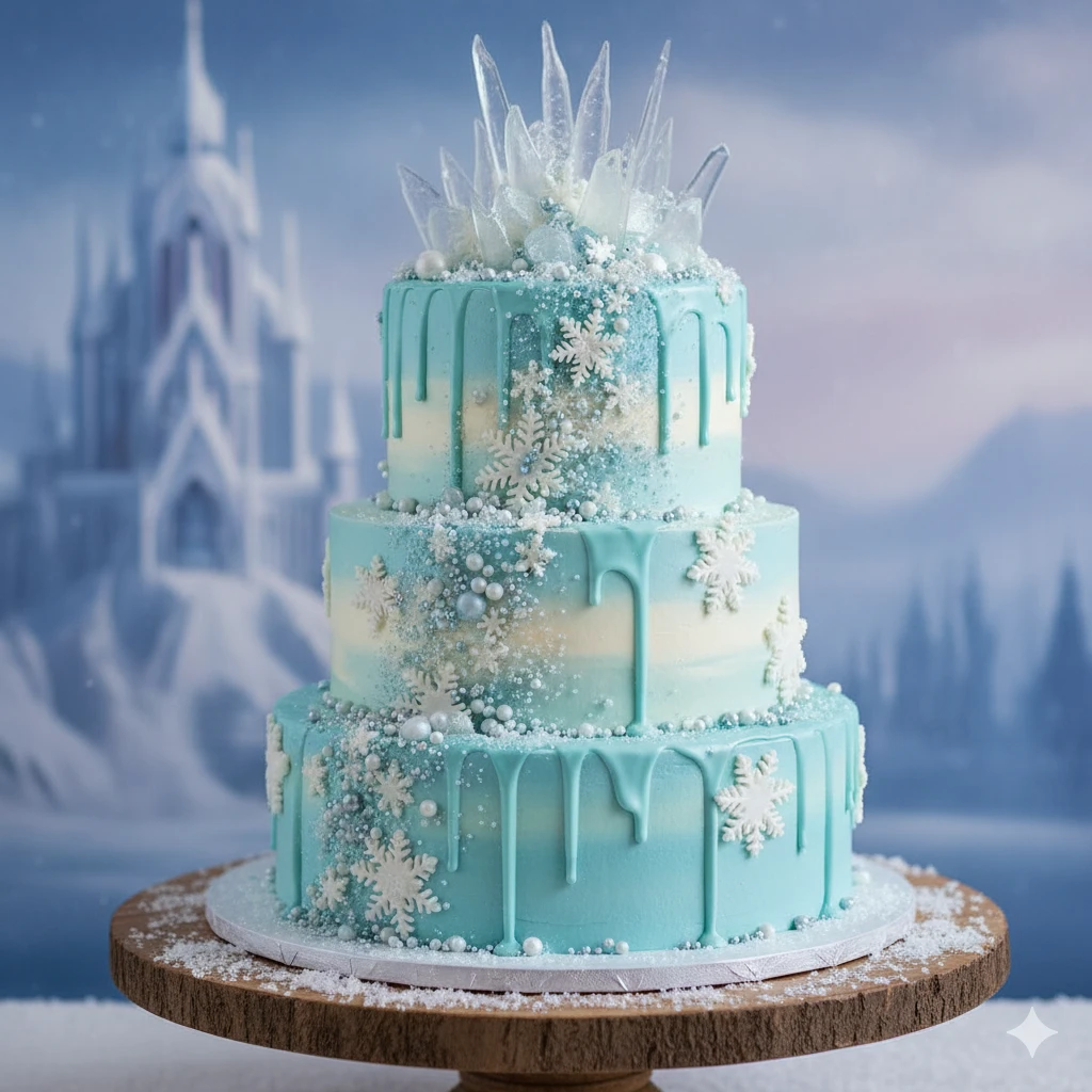 Frozen Drip Cake: