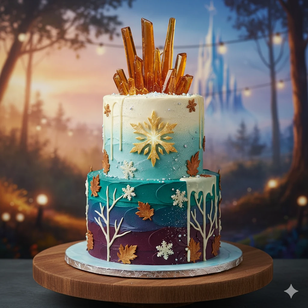Frozen 2 Cake Design: